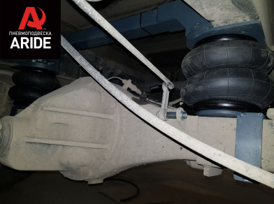 Рис. 4 Наши проекты: Установка задней пневмоподвески с управление из салона ﻿ГАЗ (GAZ) Газель NEXT