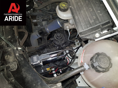 Рис. 8 Наши проекты: Установка задней пневмоподвески с управление из салона ﻿ГАЗ (GAZ) Газель NEXT