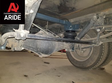 Рис. 3 Наши проекты: Установка задней пневмоподвески с управление из салона ﻿ГАЗ (GAZ) Газель NEXT