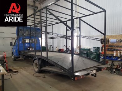 Рис. 2 Наши проекты: Установка задней пневмоподвески ГАЗ (GAZ) Газель NEXT Бизнес