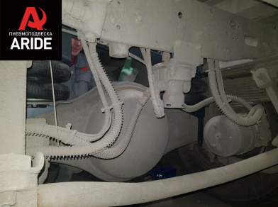 Рис. 10 Наши проекты: Установка комплекта пневмоподвески на заднюю ось с управлением из салона ﻿ГАЗ (GAZ) Газон NEXT