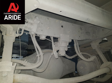 Рис. 12 Наши проекты: Установка комплекта пневмоподвески на заднюю ось с управлением из салона ﻿ГАЗ (GAZ) Газон NEXT