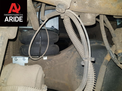 Рис. 2 Наши проекты: Установка задней пневмоподвески с управление из салона ﻿ГАЗ (GAZ) Газон NEXT