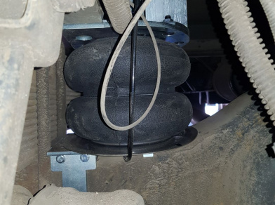 Рис. 13 Наши проекты: Установка задней пневмоподвески с управление из салона ﻿ГАЗ (GAZ) Газон NEXT