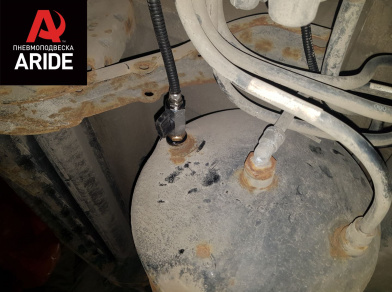 Рис. 5 Наши проекты: Установка задней пневмоподвески с управление из салона ﻿ГАЗ (GAZ) Газон NEXT