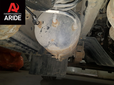 Рис. 6 Наши проекты: Установка задней пневмоподвески с управление из салона ﻿ГАЗ (GAZ) Газон NEXT