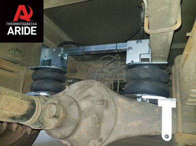 Рис. 8 Наши проекты: Установка задней пневмоподвески с управление из салона ﻿ГАЗ (GAZ) Газон NEXT