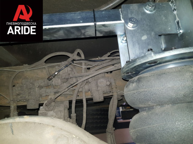 Рис. 15 Наши проекты: Установка задней пневмоподвески с управление из салона ﻿ГАЗ (GAZ) Газон NEXT