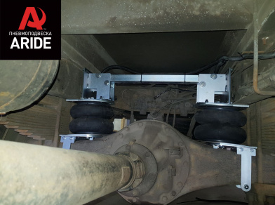 Рис. 17 Наши проекты: Установка задней пневмоподвески с управление из салона ﻿ГАЗ (GAZ) Газон NEXT