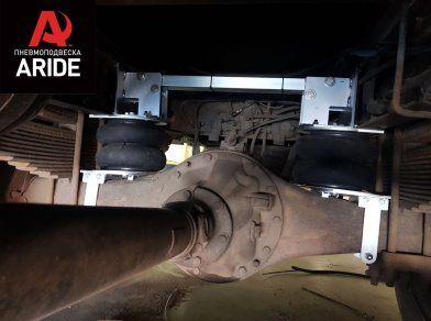 Рис. 18 Наши проекты: Установка задней пневмоподвески с управление из салона ﻿ГАЗ (GAZ) Газон NEXT