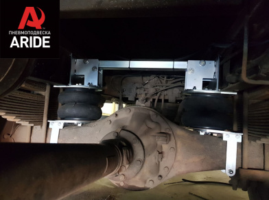 Рис. 19 Наши проекты: Установка задней пневмоподвески с управление из салона ﻿ГАЗ (GAZ) Газон NEXT