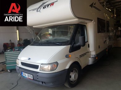 Рис. 1 Наши проекты: Установка задней пневмоподвески с управление на два контура ﻿Ford Transit RWD