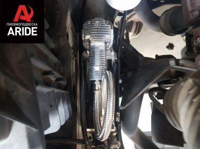 Рис. 12 Наши проекты: Установка задней пневмоподвески с управление на два контура ﻿Ford Transit RWD