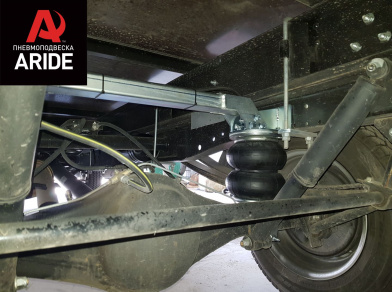 Рис. 10 Наши проекты: Установка задней пневматической подвески с управлением из салона ﻿ГАЗ (GAZ) Газель NEXT