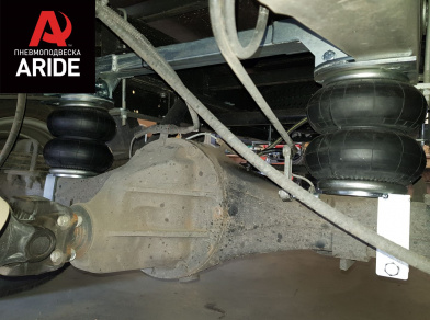 Рис. 3 Наши проекты: Установка задней пневматической подвески с управлением из салона ﻿ГАЗ (GAZ) Газель NEXT