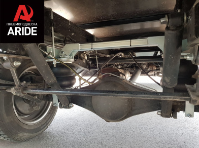 Рис. 6 Наши проекты: Установка задней пневматической подвески с управлением из салона ﻿ГАЗ (GAZ) Газель NEXT