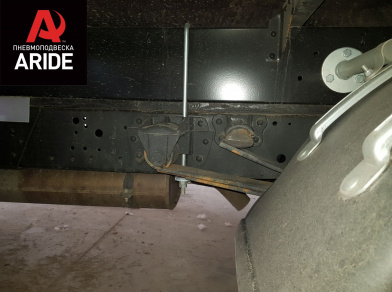 Рис. 9 Наши проекты: Установка задней пневматической подвески с управлением из салона ﻿ГАЗ (GAZ) Газель NEXT