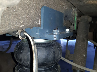 Рис. 12 Наши проекты: Пневмоподвеска на ﻿Volkswagen Crafter (2017-н.в.) - Этапы установки