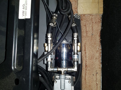 Рис. 4 Наши проекты: Пневмоподвеска на ﻿Volkswagen Crafter (2017-н.в.) - Этапы установки