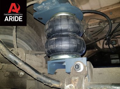 Рис. 14 Наши проекты: Пневмоподвеска на ﻿Volkswagen Crafter (2017-н.в.) - Этапы установки