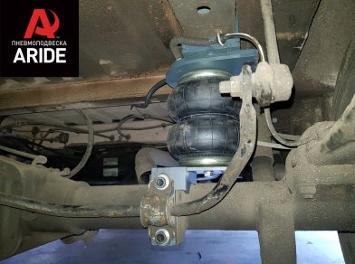 Рис. 9 Наши проекты: Пневмоподвеска на ﻿Volkswagen Crafter (2017-н.в.) - Этапы установки