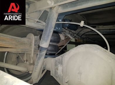 Рис. 16 Наши проекты: Пневмоподвеска на ﻿Iveco Daily 70C для комфорта - Этапы установки