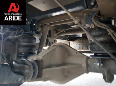 Рис. 4 Наши проекты: Пневмоподвеска на ﻿Iveco Daily 70C для комфорта - Этапы установки