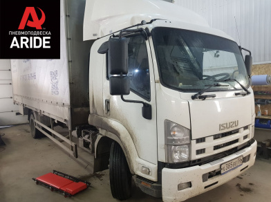 Рис. 12 Наши проекты: Пневмоподвеска на ﻿Isuzu Forward - Этапы установки