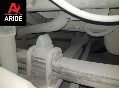 Рис. 14 Наши проекты: Пневмоподвеска на ﻿Isuzu Forward - Этапы установки