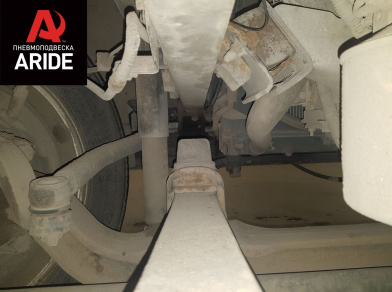 Рис. 15 Наши проекты: Пневмоподвеска на ﻿Isuzu Forward - Этапы установки