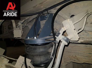 Рис. 2 Наши проекты: Пневмоподвеска на ﻿Isuzu Forward - Этапы установки