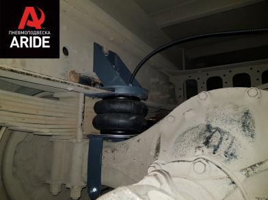 Рис. 20 Наши проекты: Пневмоподвеска на ﻿Isuzu Forward - Этапы установки