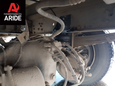 Рис. 3 Наши проекты: Пневмоподвеска на ﻿Isuzu Forward - Этапы установки