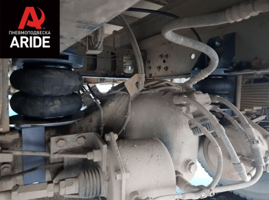 Рис. 4 Наши проекты: Пневмоподвеска на ﻿Isuzu Forward - Этапы установки