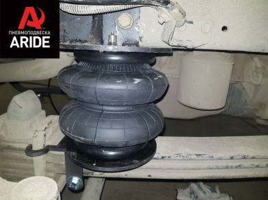 Рис. 5 Наши проекты: Пневмоподвеска на ﻿Isuzu Forward - Этапы установки