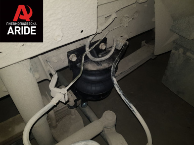 Рис. 7 Наши проекты: Пневмоподвеска на ﻿Isuzu Forward - Этапы установки