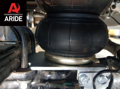 Рис. 2 Наши проекты: Установка задней пневмоподвески с управление из салона ﻿Ford Transit 460/470