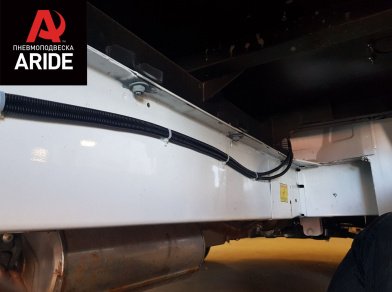 Рис. 28 Наши проекты: Установка задней пневмоподвески с управление из салона ﻿Ford Transit 460/470