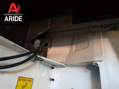 Рис. 29 Наши проекты: Установка задней пневмоподвески с управление из салона ﻿Ford Transit 460/470