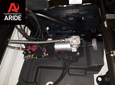 Рис. 30 Наши проекты: Установка задней пневмоподвески с управление из салона ﻿Ford Transit 460/470