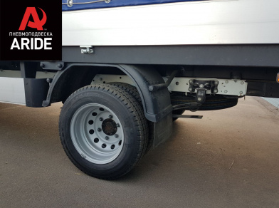 Рис. 32 Наши проекты: Установка задней пневмоподвески с управление из салона ﻿Ford Transit 460/470