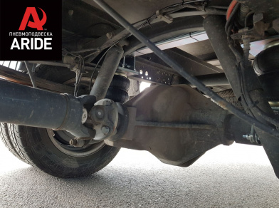 Рис. 2 Наши проекты: Пневмоподвеска на ﻿Iveco Daily 70C - Этапы установки