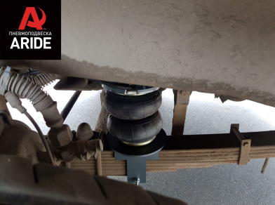 Рис. 6 Наши проекты: Пневмоподвеска на ﻿МАЗ Зубренок (43070) - Этапы установки