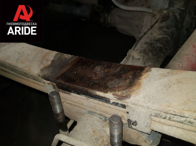 Рис. 17 Наши проекты: Пневмоподвеска на ﻿Kia Bongo III - Этапы установки