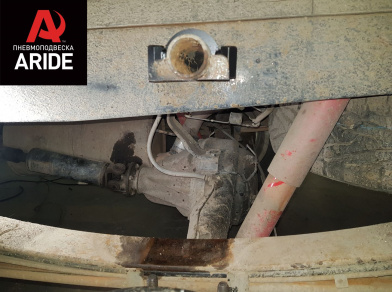 Рис. 18 Наши проекты: Пневмоподвеска на ﻿Kia Bongo III - Этапы установки