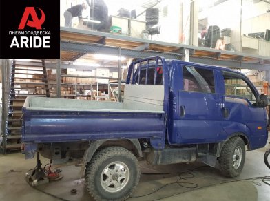 Рис. 14 Наши проекты: Пневмоподвеска на ﻿Kia Bongo III - Этапы установки