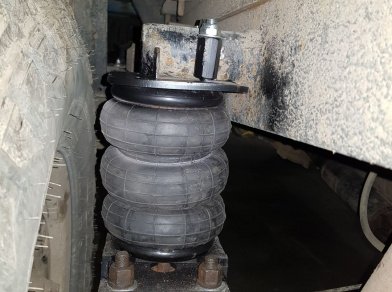 Рис. 2 Наши проекты: Пневмоподвеска на ﻿Kia Bongo III - Этапы установки