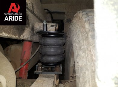 Рис. 3 Наши проекты: Пневмоподвеска на ﻿Kia Bongo III - Этапы установки