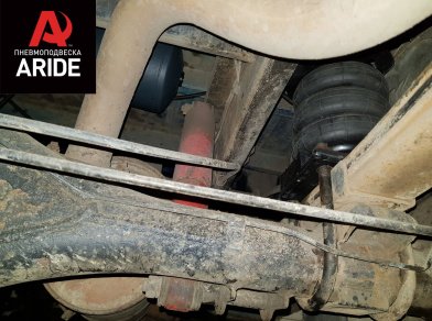 Рис. 4 Наши проекты: Пневмоподвеска на ﻿Kia Bongo III - Этапы установки