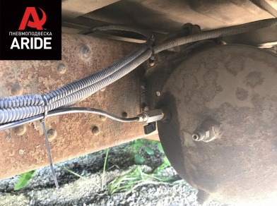 Рис. 6 Наши проекты: Пневмоподвеска на ﻿ГАЗ (GAZ) Валдай с гарантией - Этапы установки